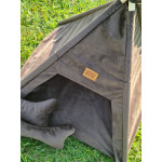 TeePee stan Golden dog 75 x 75 x 90 cm - strieborné labky